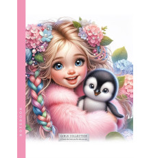 Carnet A5 (143х200mm) 64 file, matematică, coperta integrala, 24370 (10)