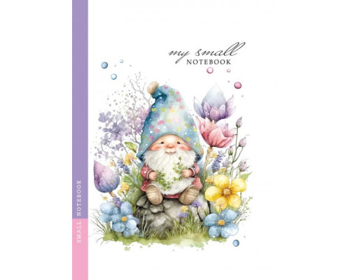 Блокнот А6 64л. клетка, интегральная обложка, 23122 (10)