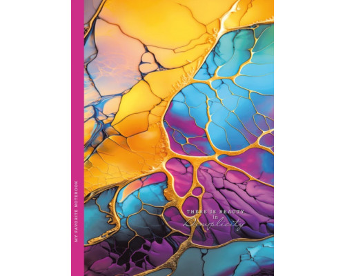 Блокнот А5 64л. клетка, интегральная обложка, 23105 (10)