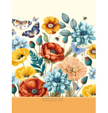 Блокнот А5 (145x197) 48л. клетка, интегральная обложка, 23143 (10)