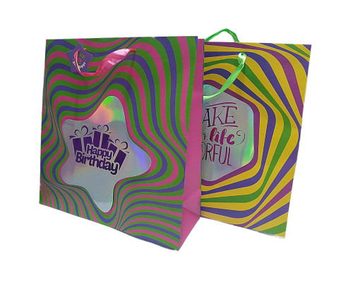 Пакет подарочный 35x37x12 см, FR*1210 (10)