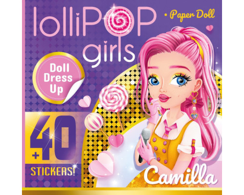 Раскраска 200*200, 8 л, +40 наклеeк "Camilla" 23309 (20)