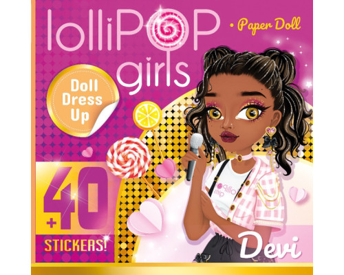 Раскраска 200*200, 8 л, +40 наклеeк "Devi" 23310 (20)