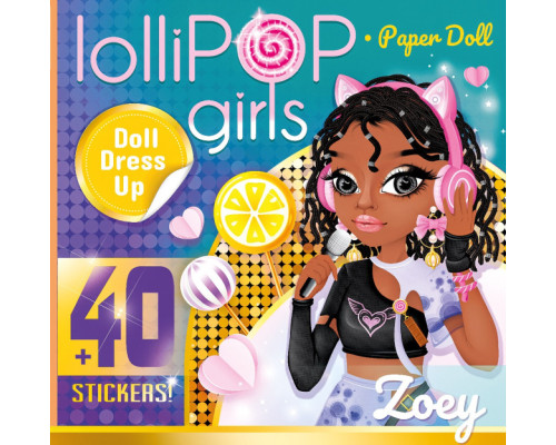 Раскраска 200*200, 8 л, +40 наклеeк "Zoey" 23312 (20)