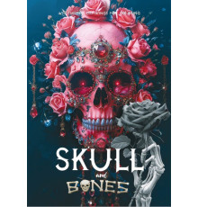 Carte de colorat A4, 8 foi, "Skull si bones 1" 24171 (20)