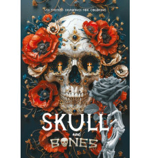 Carte de colorat A4, 8 foi, "Skull si bones 2" 24172 (20)
