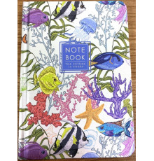 Блокнот А6 64л. клетка, твердая обложка N9429 (120)