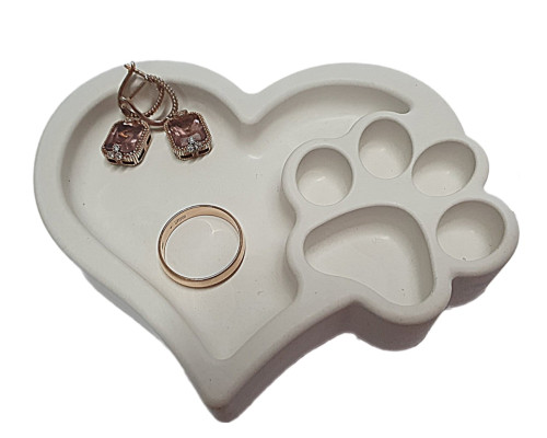 Figurina din gips suport p/u bijuterii "Inima" 10*11 CM*