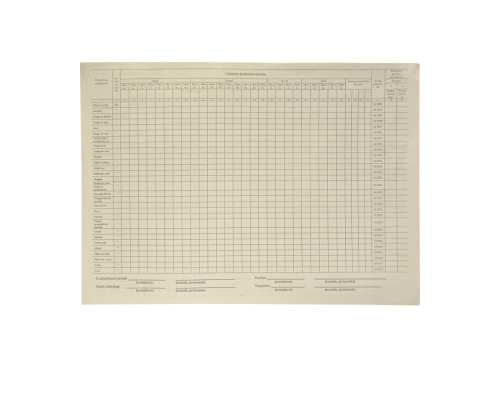 Meniu comanda A3, ziar F.299, set 500 buc. E*