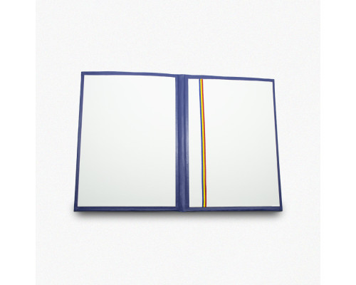 Папка "на подпись" А4 с гербом, голубая СС*