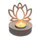 Figurina din gips suport p/u luminare "Lotus" 2 piese, h11 CM*