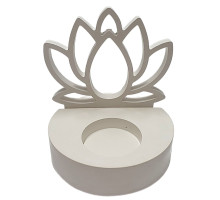 Figurina din gips suport p/u luminare "Lotus" 2 piese, h11 CM*