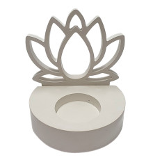 Figurina din gips suport p/u luminare "Lotus" 2 piese, h11 CM*