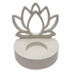 Figurina din gips suport p/u luminare "Lotus" 2 piese, h11 CM*