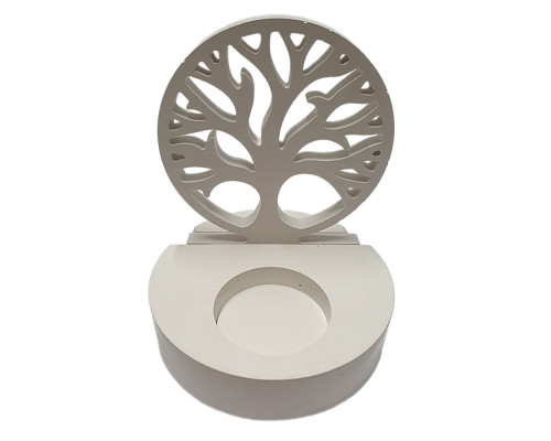 Figurina din gips suport p/u luminare "Arborele vietii" 2 piese, h11 CM*