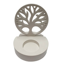 Figurina din gips suport p/u luminare "Arborele vietii" 2 piese, h11 CM*