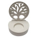 Figurina din gips suport p/u luminare "Arborele vietii" 2 piese, h11 CM*