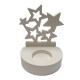 Гипсовая фигурка подсвечник "Звезды" 2 детали, h12 CM*