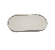 Гипсовая фигурка подставка, овальная 9*17.5*1.5cm. CM*1449