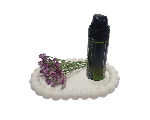 Figurina din gips, suport oval cu margele 11*16*1.5cm. CM*