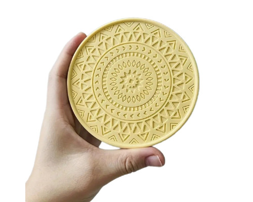 Figurina din gips suport "Mandala" d-10cm. CM* Figurina din gips suport "Mandala" d-10cm. CM*
