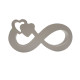 Figurina din gips "Infinity" 6*14.5*2cm. CM*