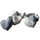 Figurina din gips,cutiuta p/u bijuterii "Inima geometrica" 2 piese, 7*7*5cm. CM*8790