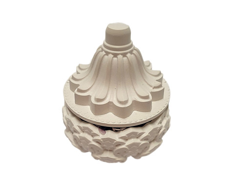 Figurina din gips, cutiuta p/u bijuterii "Ornament oriental" 2 piese, h7 CM*4458