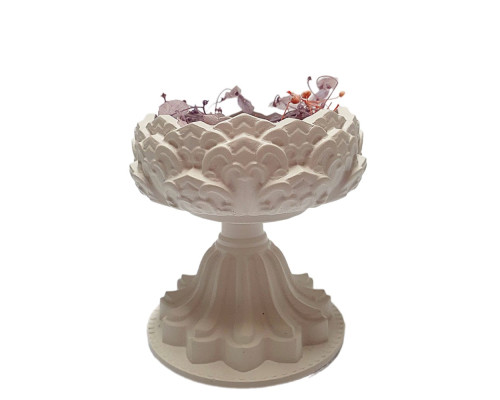 Figurina din gips, cutiuta p/u bijuterii "Ornament oriental" 2 piese, h7 CM*4458