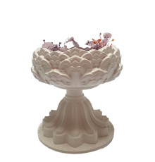 Figurina din gips, cutiuta p/u bijuterii "Ornament oriental" 2 piese, h7 CM*4458