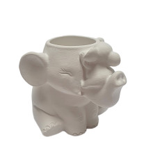 Figurina din gips, suport p/u pixuri "Elefant" h9.5 CM*