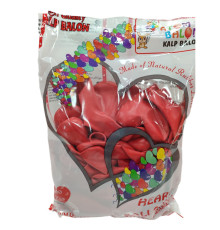 Baloane inima rosu 100 buc