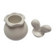 Гипсовая фигурка баночка с крышкой "Зайчик" 2 детали, h11 CM*0343