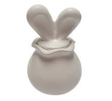 Гипсовая фигурка баночка с крышкой "Зайчик" 2 детали, h11 CM*0343