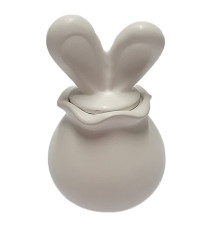 Гипсовая фигурка баночка с крышкой "Зайчик" 2 детали, h11 CM*0343