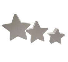 Гипсовые фигурки "Три звезды" h10,7,5 CM*