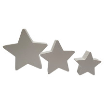 Гипсовые фигурки "Три звезды" h10,7,5 CM*