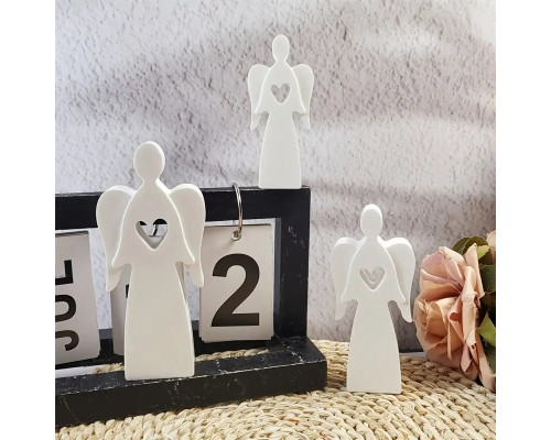 Figurine din gips "Trei ingeri" h13,11,9 CM* Figurine din gips "Trei ingeri" h13,11,9 CM*