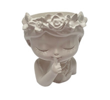 Гипсовая фигурка подставка "Девочка с секретами" h9 CM*4868