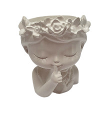 Figurina din gips suport "Fetita cu secrete" h9 CM*4868