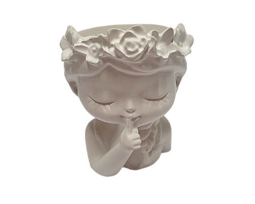 Гипсовая фигурка подставка "Девочка с секретами" h9 CM*4868