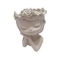 Figurina din gips suport "Fetita visatoare" h8 CM*0456