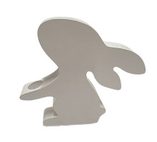 Figurina din gips "Iepuras сu suport in labute" h14 CM*9333