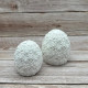 Гипсовая фигурка, яйцо с цветочным орнаментом, h7.5 CM*9258