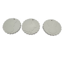 Figurina din gips, pandativ pashal rotund, 3 piese, d-5cm. CM*