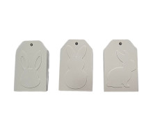 Figurina din gips, pandativ pashal dreptunghiular, 3 piese, h5,5 CM*