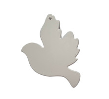 Figurina din gips, pandativ "Porumbel" d9,5 CM*