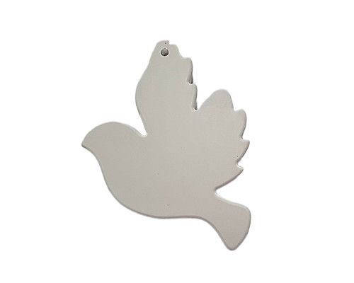 Figurina din gips, pandativ "Porumbel" d9,5 CM* Figurina din gips, pandativ "Porumbel" d9,5 CM*