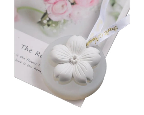 Figurina din gips, pandativ "Floare de cires" d4,5 CM*2546 Figurina din gips, pandativ "Floare de cires" d4,5 CM*2546