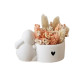 Figurina din gips suport p/u luminare "Iepuras cu ghiveci" h5 CM*6580